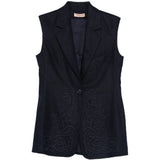 Colete de Linho com Bordados Florais | TWINSET