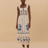Vestido midi Sunflower FARM RIO