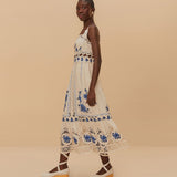 Vestido midi Sunflower FARM RIO