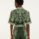 Macacão Verde Miranda com Cinto | FARM RIO