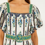Vestido Manoela Mini Off-White com Cinto | FARM RIO