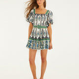 Vestido Manoela Mini Off-White com Cinto | FARM RIO