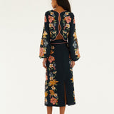 Conjunto Floral Azul Escuro | FARM RIO