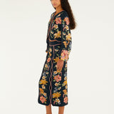 Conjunto Floral Azul Escuro | FARM RIO