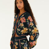 Conjunto Floral Azul Escuro | FARM RIO