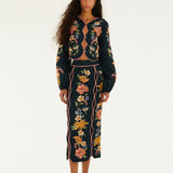 Conjunto Floral Azul Escuro | FARM RIO