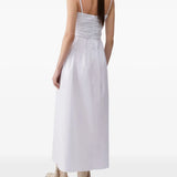 Vestido Longo em Popeline Branco | LIU JO