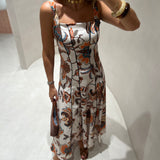Vestido Alba em laranja