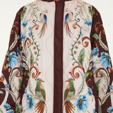 Casaco Quimono Lunar Boho Reversível Multicolor com Capuz | FARM RIO