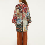 Casaco Quimono Lunar Boho Reversível Multicolor com Capuz | FARM RIO