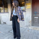 Jeans Preta Wide Leg | TWINSET