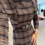 Vestido Midi Castilla Castanho | Violeta