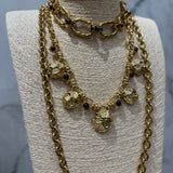 Colar em Corrente Dourada Longo