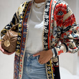 Casaco de malha patchwork Farm Rio