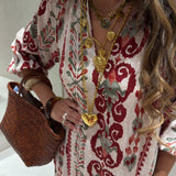 Vestido Cordoba em bordeaux