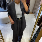 Blazer Estruturado Cinzento com Cinto | Scotch & Soda