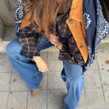 Jeans Wide Leg de Cintura Alta TWINSET em Denim | TWINSET