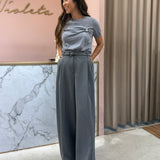 Calça Palazzo Com Cinto | Liu Jo