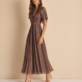 Vestido Nata Castanho em Crochet | CECILIA PRADO