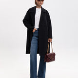 Calças de Ganga Azuis Wide Leg Efeito Desbotado | TWINSET