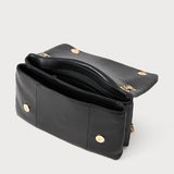 Mala de Ombro Mini Lock Preta | Love Moschino