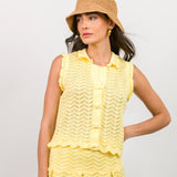 Blusa Anabelle em Tricot com Detalhes Artesanais | CECILIA PRADO