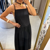 Vestido Midi em Popelina | OTTOD'AME