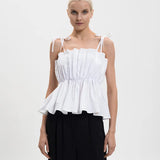 Top Branco com Drapeado | Twinset
