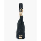 Mala de ombro Love Moschino em  preto com alças de corrente