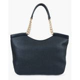 Mala de ombro Love Moschino em  preto com alças de corrente
