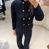 Casaco de Malha Voscar Azul | VIOLETA