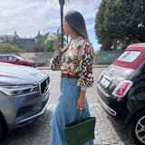 Camisola de malha com padrão floral Farm rio