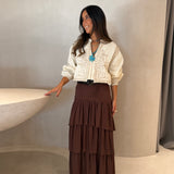 Blusa Laura Ecru com Efeito Ganga | BA&SH