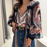 Blusa Tapestry Dream Bege com Laço | FARM RIO