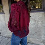 Blusa Berry Garden Bordeaux | FARM RIO