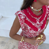 Vestido Salamaca em vermelho