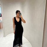 Vestido Nenette em malha preto