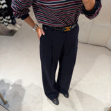 Calça Palazzo Azul Marinho | Liu Jo