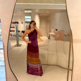 Vestido longo CECILIA PRADO em malha tricotada