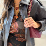 Conjunto Saia e Blusa de Folhos Bohemia | VIOLETA