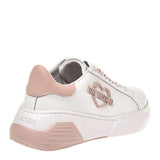 Ténis LOVE MOSCHINO branco e rosa
