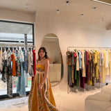 Vestido Maxi Amarelo com Estampa Jardim | FARM RIO