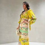 Vestido Delicate Flowers FARM RIO