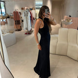 Vestido acetinado TWINSET com abertura nas costas
