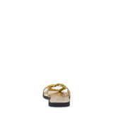 Sandália baixa LOVE MOSCHINO dourado