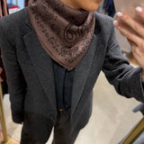 Bandana em Malha Castanha | VIOLETA