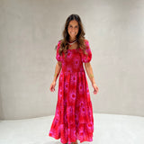 Vestido Dali em vermelho