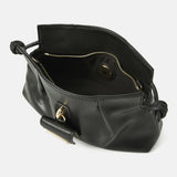 Clutch de Mão Mini Lock Preto | Love Moschino