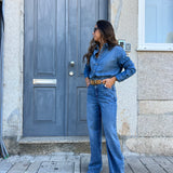 Jumpsuit Bluejeans Bloom |  ba&sh