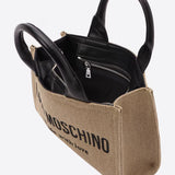 Mala de Mão em Ráfia "Made with Love" | Love Moschino